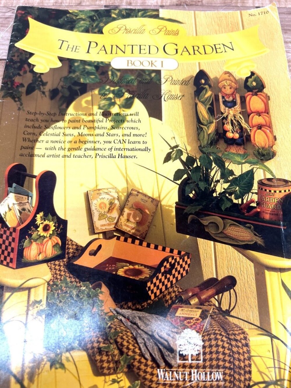 Priscilla Hauser The Painted Garden Book 1 Step-By-Step Decorative Painting Guid